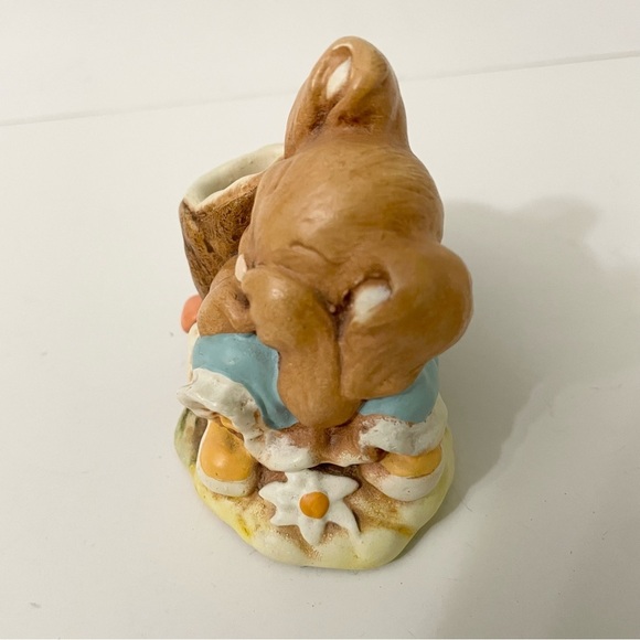 Vintage Woodlander Tinker Ware Stoneware Sally Bunny Rabbit Figurine - Picture 9 of 11